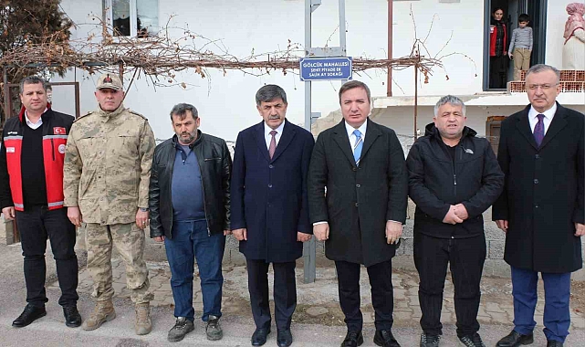 Erzincan'da şehidin adı caddeye verildi