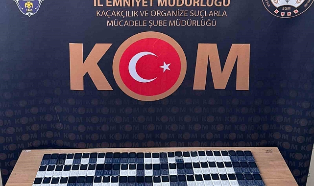 Erzurum’da 138 adet gümrük kaçağı cep telefonu ele geçirildi