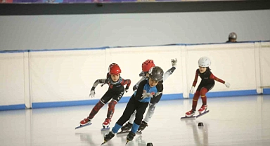 Erzurum’da short track yarışları başladı