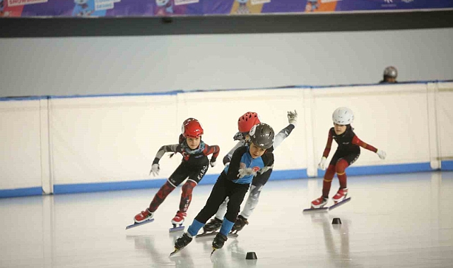 Erzurum’da short track yarışları başladı