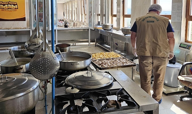 Erzurum'da 235 gıda işletmesi denetlendi