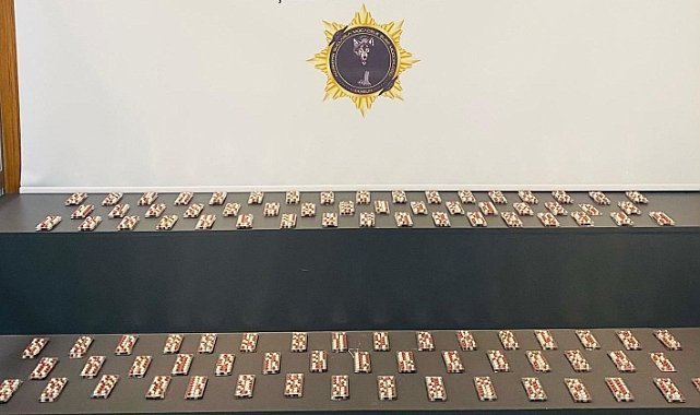 Evinde bin 860 adet uyuşturucuyla yakalandı
