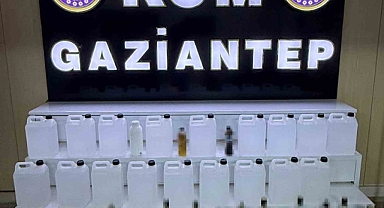 Gaziantep’te bin 409 şişe sahte alkol ele geçirildi: 4 tutuklama