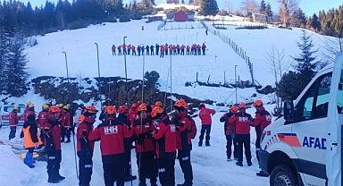 Giresun’da çığ tatbikatı yapıldı