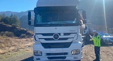 Gölbaşı’nda ağır tonajlı araçlara sıkı denetim
