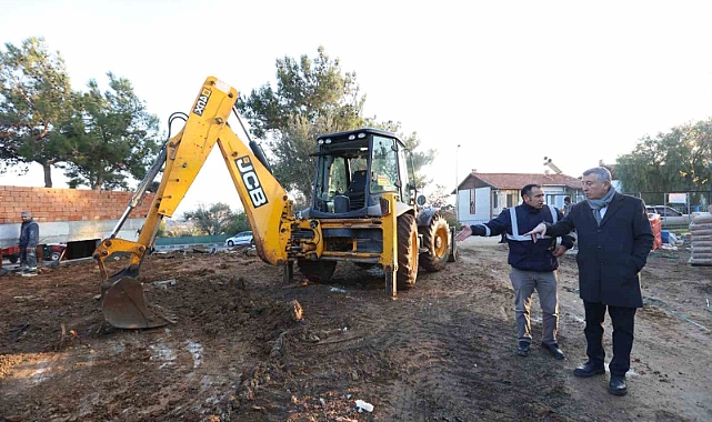Güzelbahçe’de kentin her noktasında çalışmalar hızla sürüyor