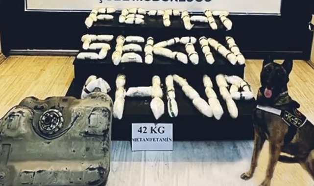 Hakkari'de 42 kilogram metamfetamin ele geçirildi