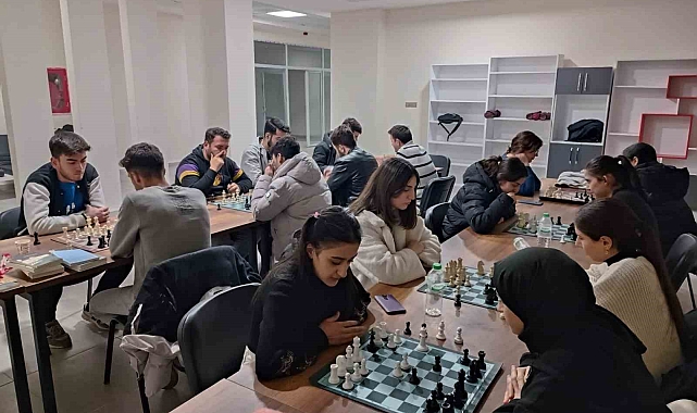Hakkari'de satranç turnuvası finali yapıldı