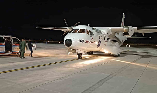 Hava Kuvvetleri'ne ait uçakla Ordu'dan Erzincan'a karaciğer grefti başarıyla ulaştırıldı