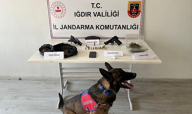 Iğdır'da uyuşturucu ve silah kaçakçılığına yönelik operasyon