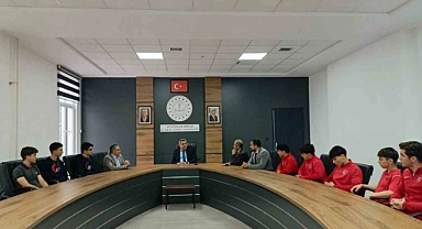 İl birincileri Sünnetci’yi ziyaret etti