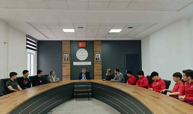 İl birincileri Sünnetci’yi ziyaret etti