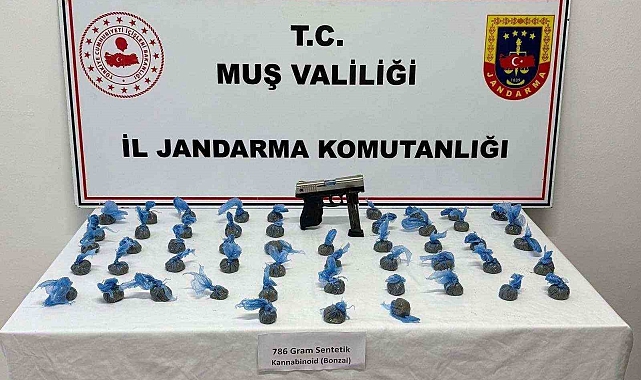 Jandarma Muş'ta uyuşturucu operasyonu gerçekleştirdi