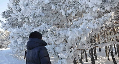 Kars’ta soğuk hava etkisini gösterdi