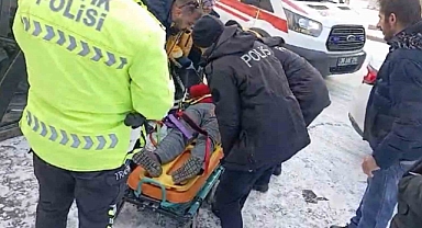 Kars’ta trafik kazası: 1 yaralı