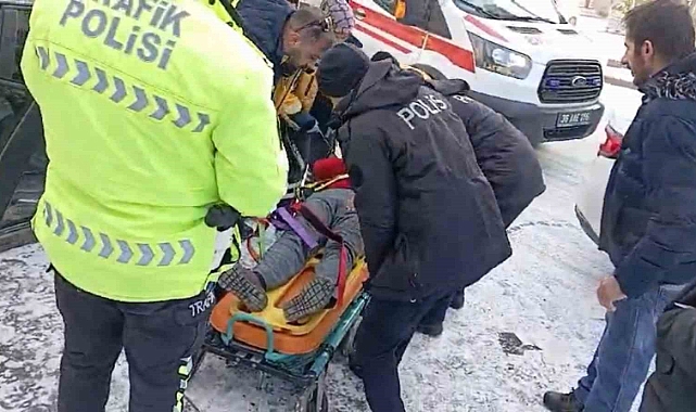 Kars’ta trafik kazası: 1 yaralı