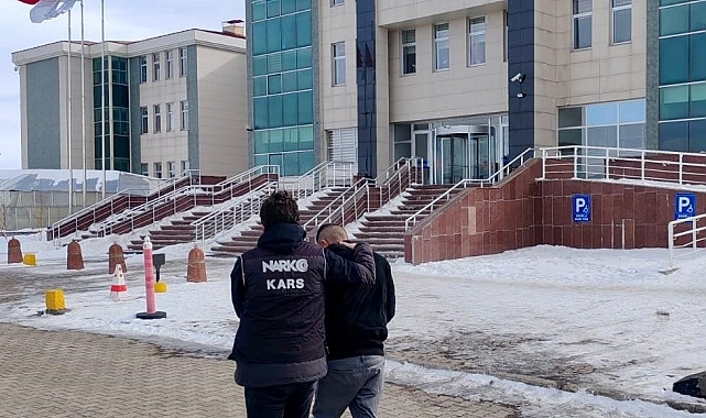 Kars'ta uyuşturucu taciri 1 kişi tutuklandı