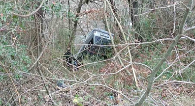 Kastamonu’da Fiat-Tofaş marka otomobil, 20 metre şarampole yuvarlandı, sürücüsü yaralandı