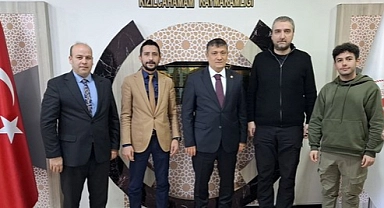 Kızılcahamam Kaymakamı Mehmetbeyoğlu, gazetecileri ağırladı