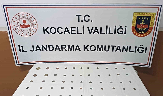 Kocaeli’de 59 sikke ele geçirildi