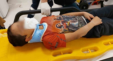 Köpekten kaçan çocuğa araç çarptı