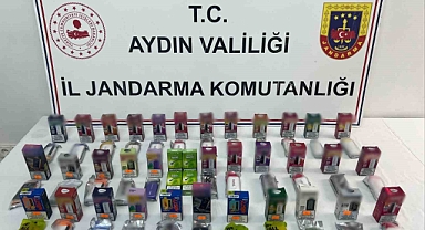 Kuşadası’nda sigara kaçakçılığı baskını: 2 gözaltı