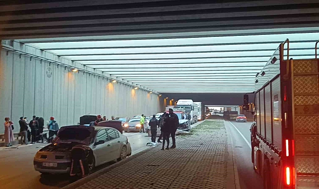 Malatya'da meydana gelen trafik kazasın da 4 araç birbirine girdi: 7 yaralı