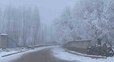 Malazgirt’te dondurucu soğuklar