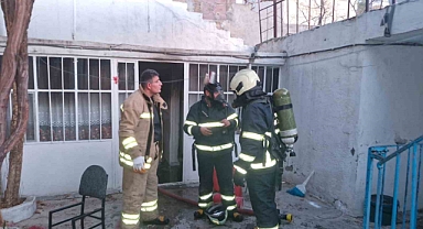 Mardin’de ev yangını