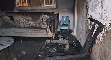 Mardin’de ev yangını çevreye sıçramadan söndürüldü