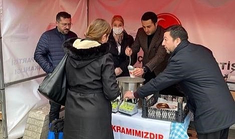 MHP Çankaya İlçe Başkanlığı’ndan vatandaşlara çorba ikramı