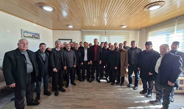 MHP İl Başkanı Yurdagül, Pasinler'de muhtarlarla bir araya geldi