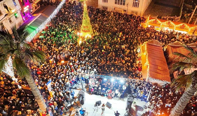 Mütareke meydanında yeni yıl çoşkusu