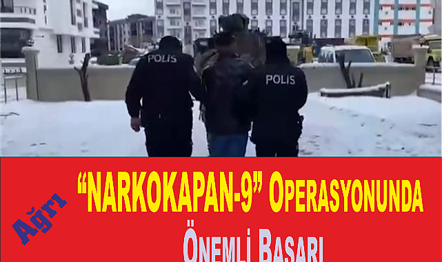"NARKOKAPAN-9" Operasyonunda Önemli Başarı