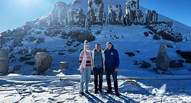 Nemrut, kış turizmi ile yabancı turistlerin ilgisini çekiyor