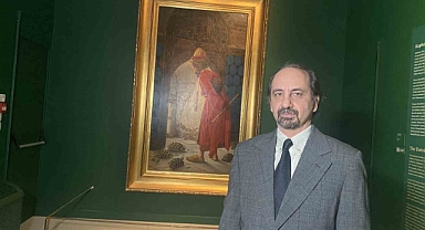 Osman Hamdi Bey’in ünlü tablosu ‘Kaplumbağa Terbiyecisi’nin iki versiyonu Taksim’de sergileniyor