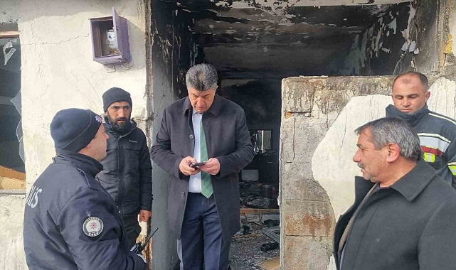 Pasinler'de patlayan mutfak tüpü paniğe neden oldu: 2'si ağır 4 yaralı