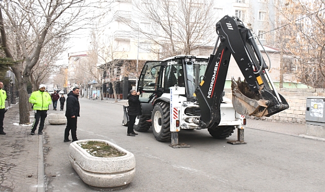 Patnos'ta 5 caddeye tek yön trafik uygulaması