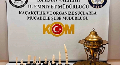 Samsun’da tarihi eser operasyonu