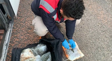 Şanlıurfa’da yolcu otobüsünde uyuşturucu ele geçirildi