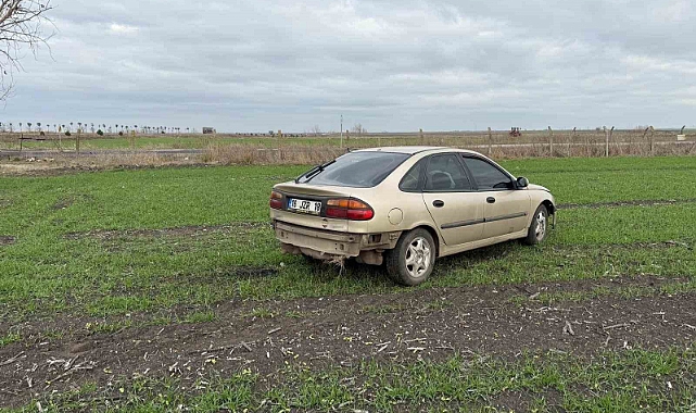Tekirdağ’da otomobil tarlaya uçtu: 1 yaralı