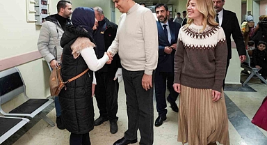 Yılmaz’dan hastane ziyareti