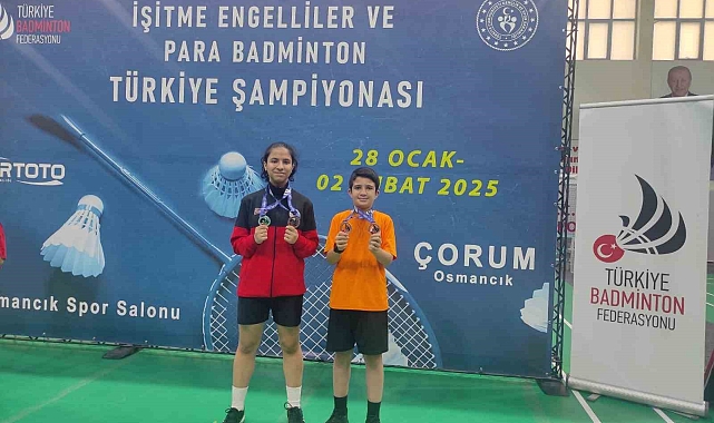 Yılmaz, Türkiye şampiyonasında çifte madalya kazandı