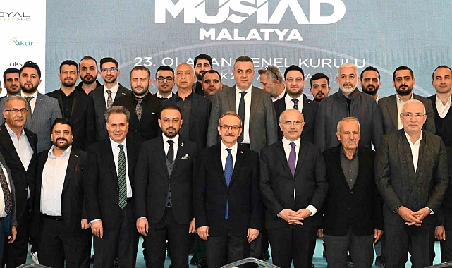 Yunus Akçin, MÜSİAD Malatya şube başkanlığına yeniden seçildi