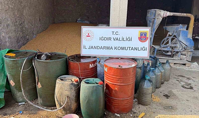 3 bin 200 litre kaçak akaryakıt ele geçirildi