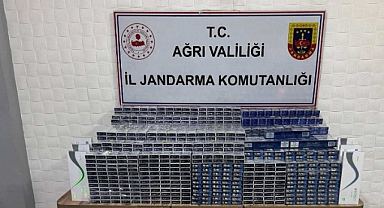 Ağrı’da 6 bin 548 paket Gümrük kaçağı sigara ele geçirildi