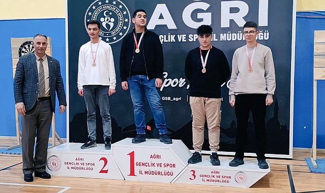 Ağrı'da Dart il seçmeleri büyük bir heyecanla tamamlandı