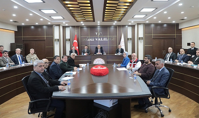Ağrı’da  "Okul Güvenliği ve Tedbirleri" toplantısı gerçekleştirildi