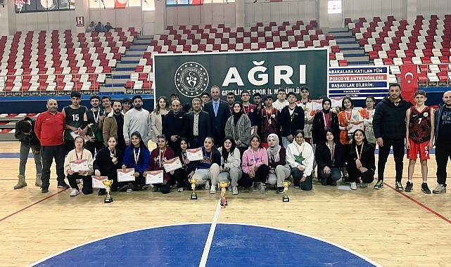 Ağrı’da okul sporları 3x3 basketbol il birinciliği müsabakaları sona erdi
