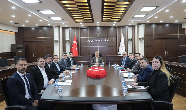 Ağrı Valisi Mustafa Koç başkanlığında, “Toprak Koruma Kurulu Komisyon Toplantısı" düzenlendi